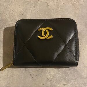 Black Quilted Wallet